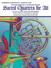 SACRED QUARTETS FOR ALL TROMBONE cover